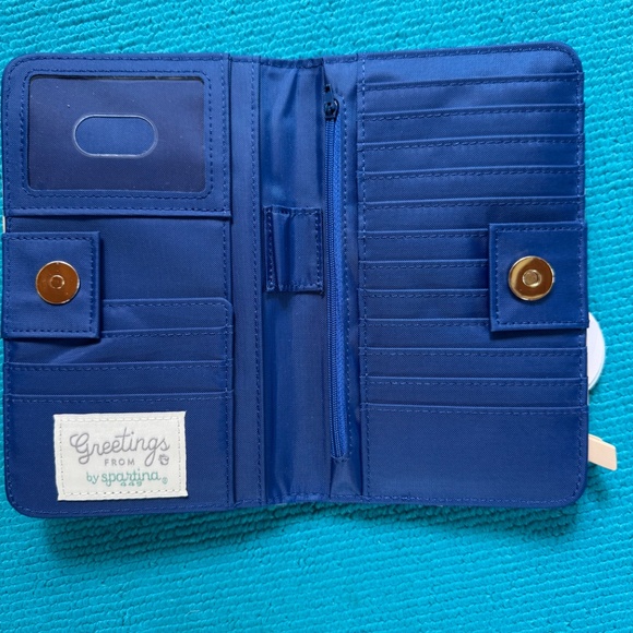 NWT Spartina 449 Down The Shore New Jersey Beaches Wallet - Picture 3 of 3